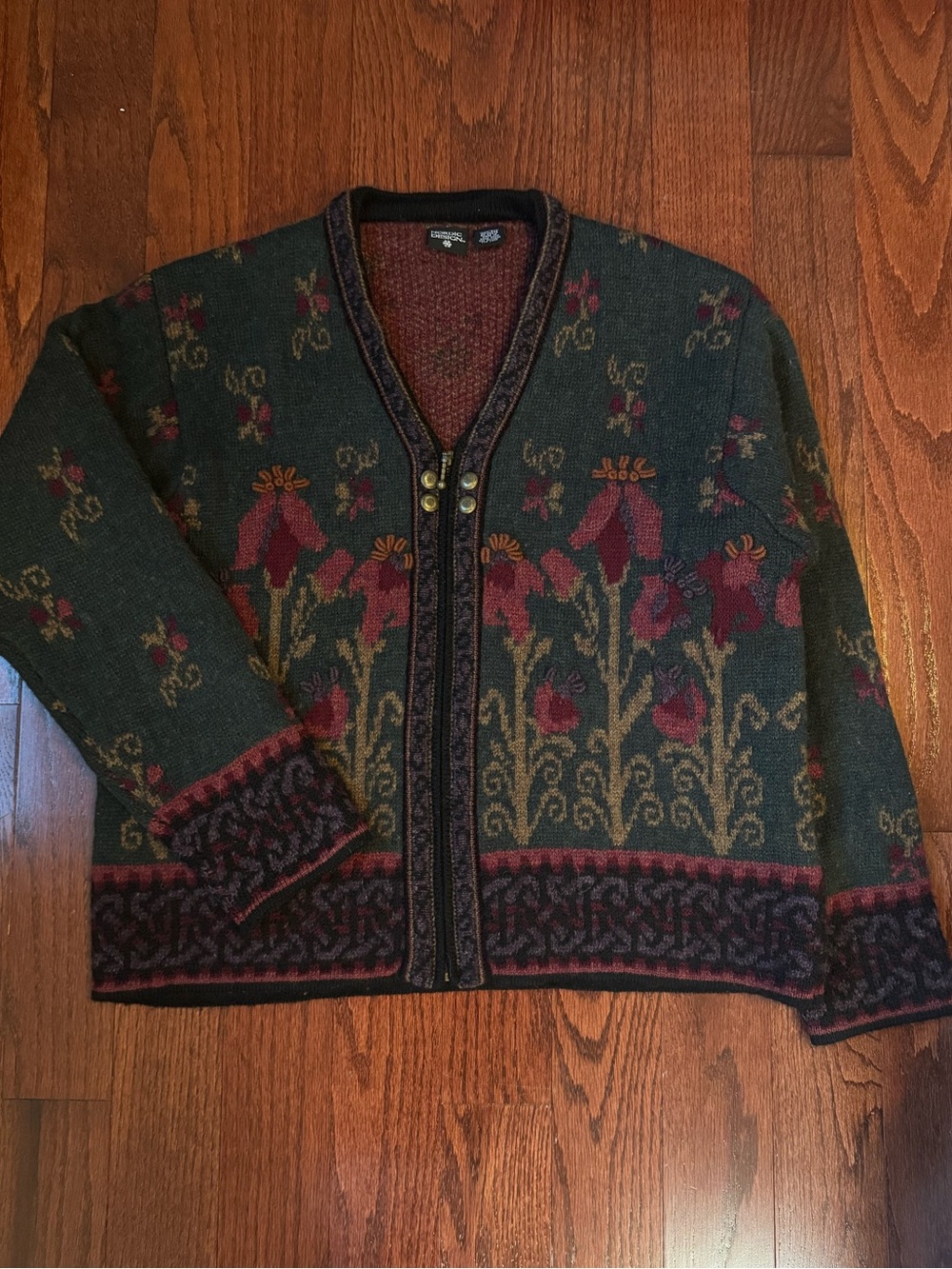 Nordic Design Wool Cardigan Sweater